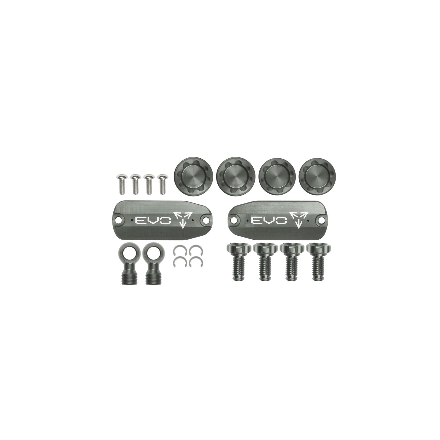 Hope Part Brake Evo TR4 Custom Kit Pair- Smoke