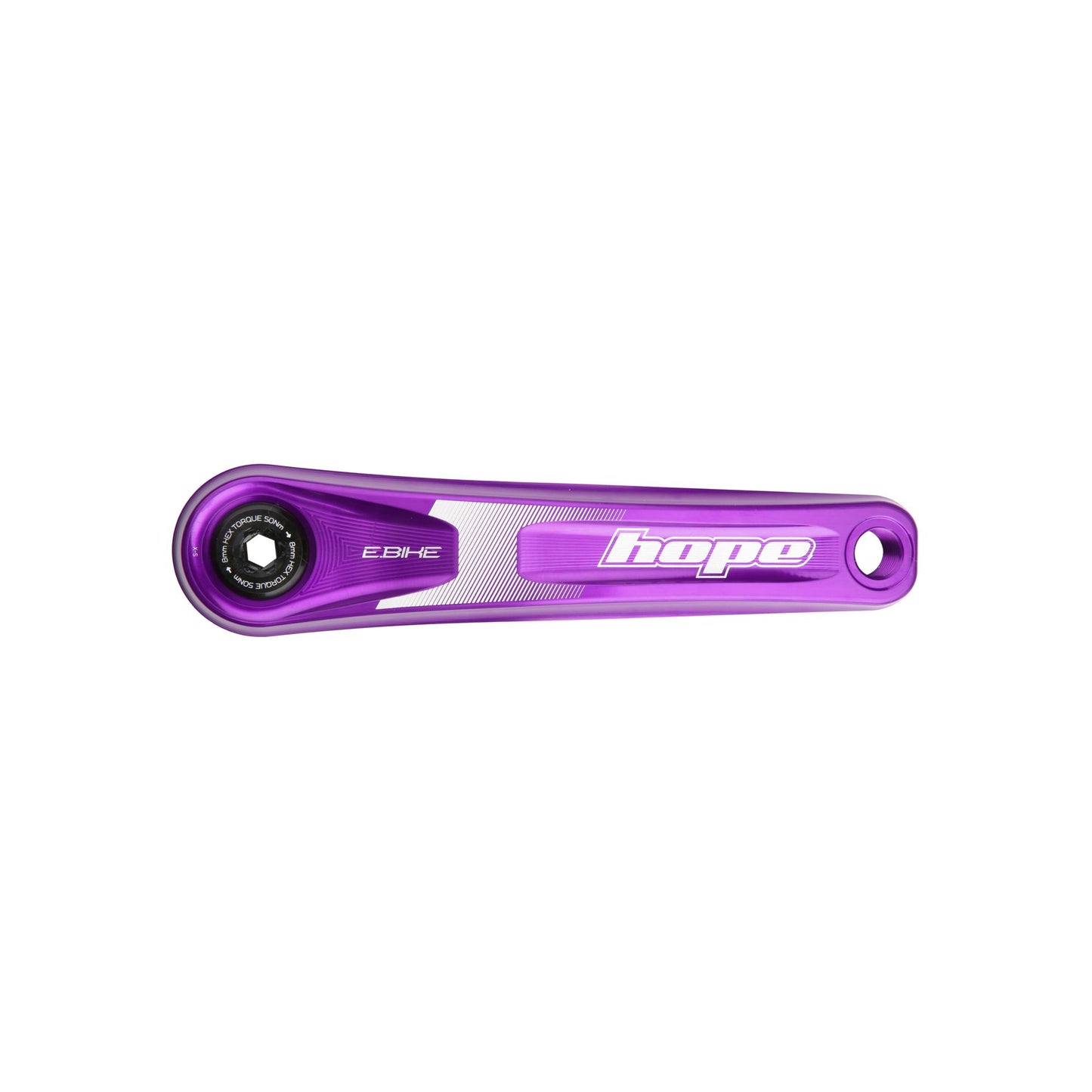 Hope Part Crankarm E Bike Non Drive Side Standard 165MM Purple