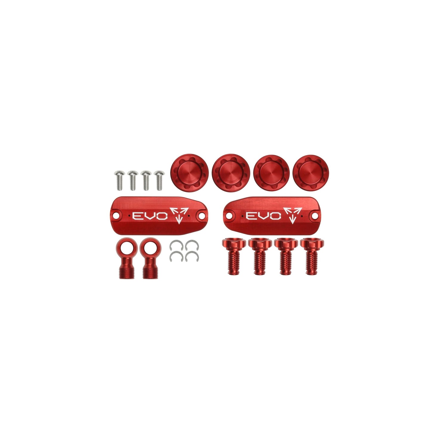Hope Part Brake Evo TR4 Custom Kit Pair- Red