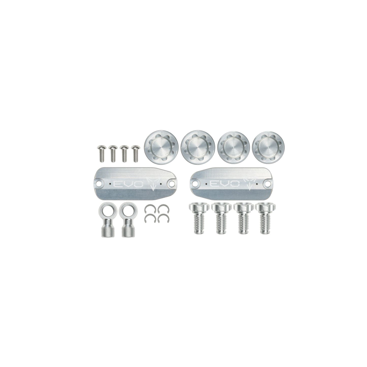 Hope Part Brake Evo GR4 Custom Kit Pair- Silver