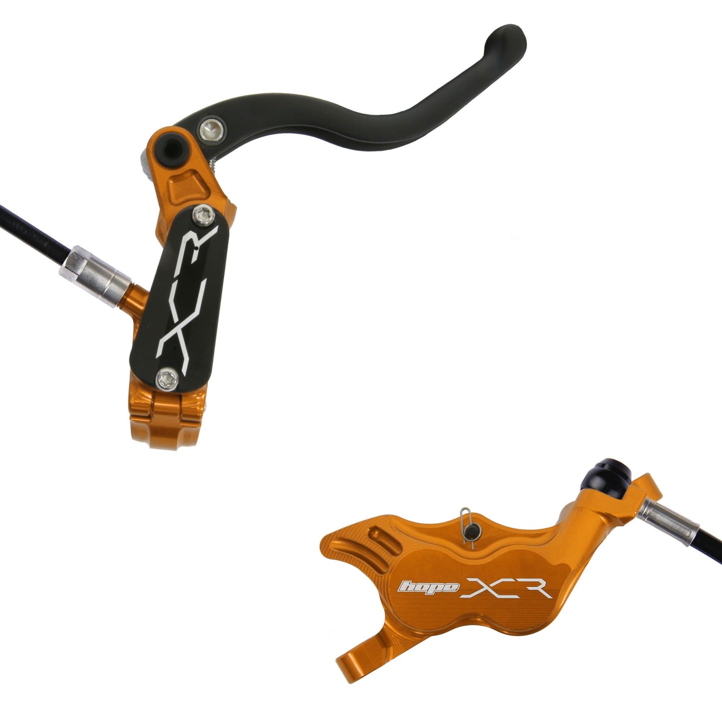 Hope Brake XCR Pro E4 No Rotor Front RH Orange
