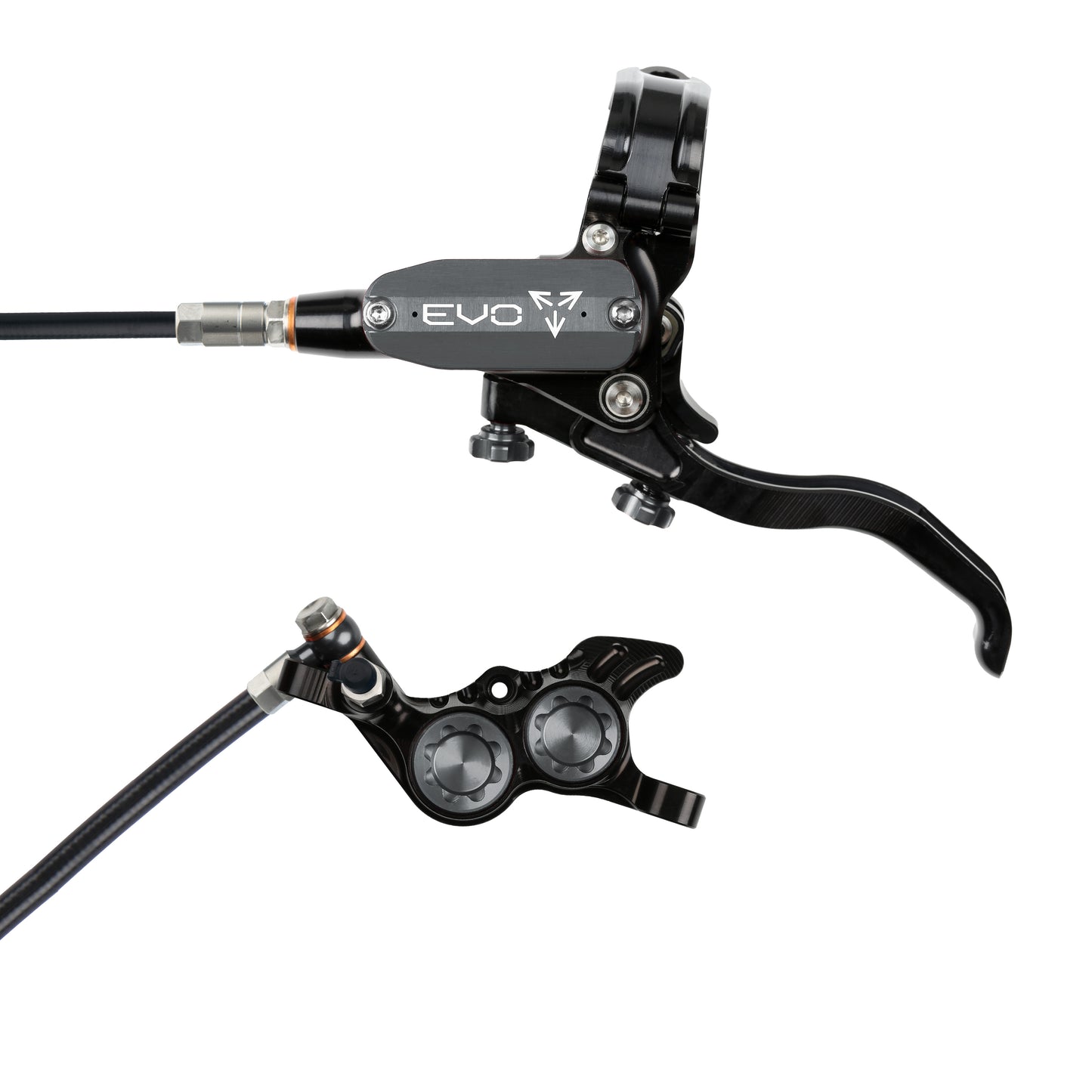 Hope Brake EVO GR4 No Rotor LH- Black/Smoke