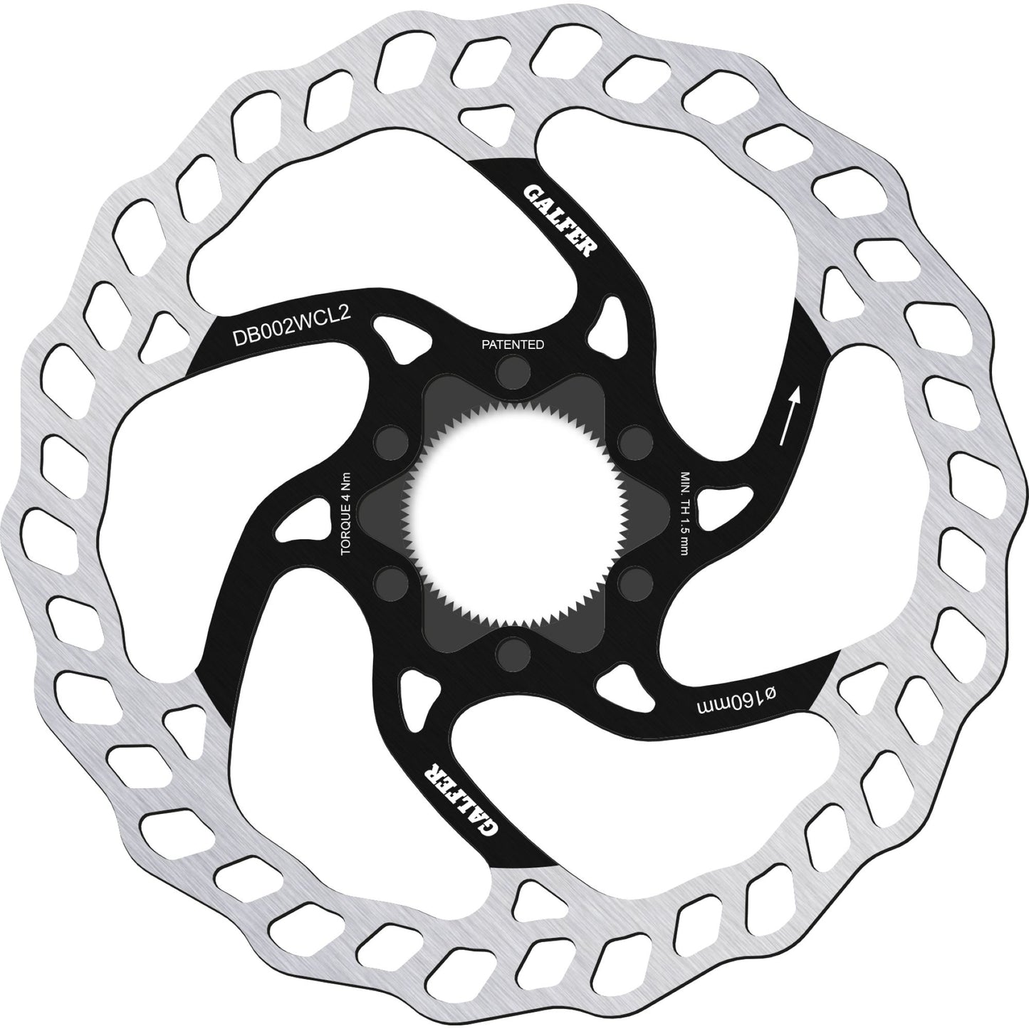 Brake Rotor MTB Center-Lock System 160x2MM