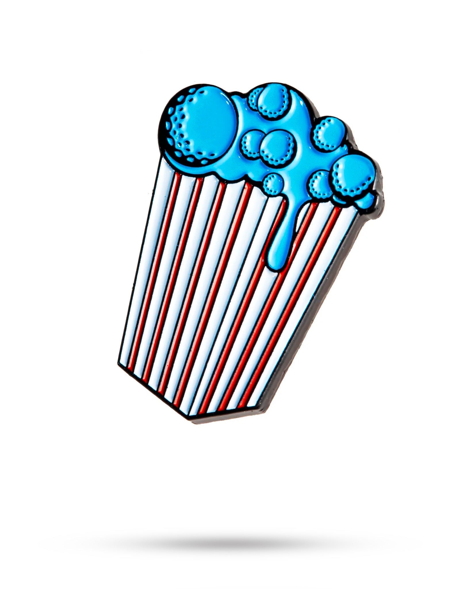 Buttery popcorn ball marker, featuring a playful popcorn design in vibrant colors, perfect for golf enthusiasts.
