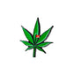 Pot Leaf Ball Marker featuring a vibrant green cannabis leaf design, ideal for golf enthusiasts.