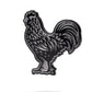 Black Cock Ball Marker for golf, featuring a sleek design and durable material.