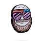 Gus the Degenerate Ball Marker featuring vibrant artwork of a cartoon dog with sunglasses and a playful expression, set against a colorful background.