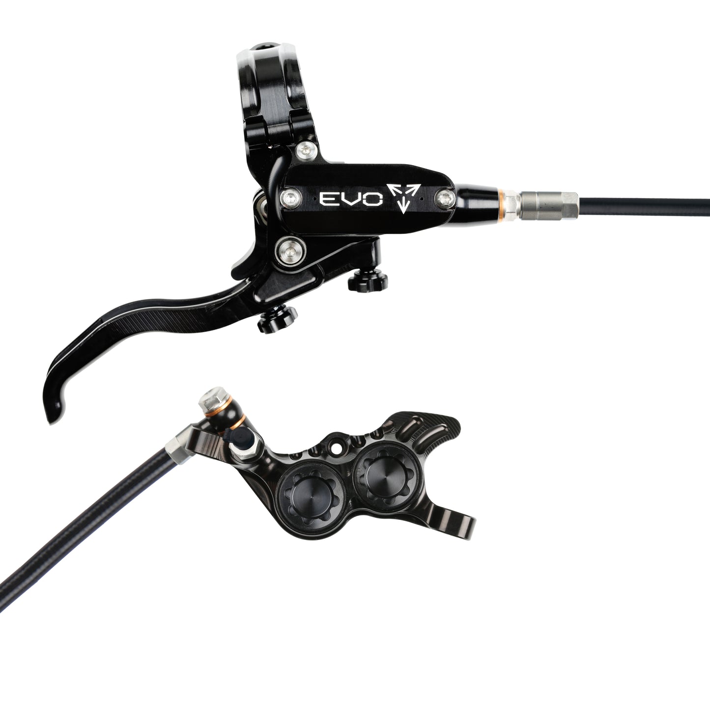 Hope Brake EVO GR4 No Rotor RH- Black/Black