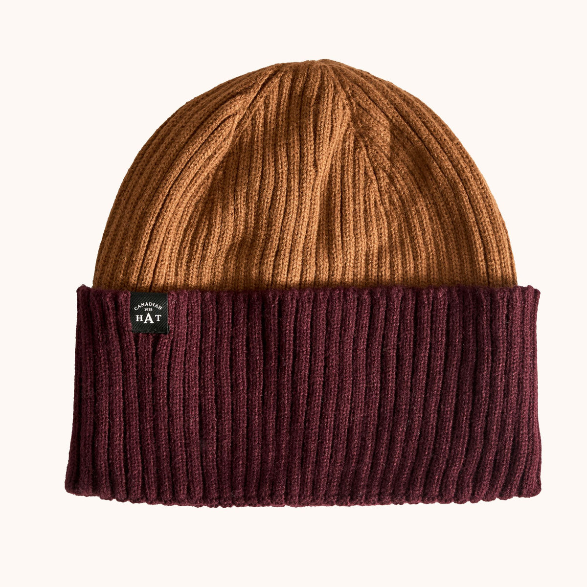 BRION-COLOR BLOCK RIB BEANIE