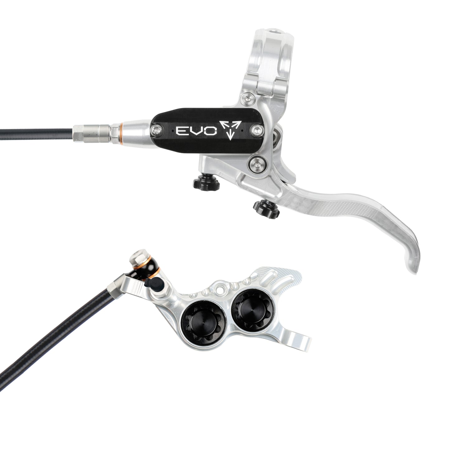 Hope Brake EVO GR4 No Rotor LH- Silver/Black