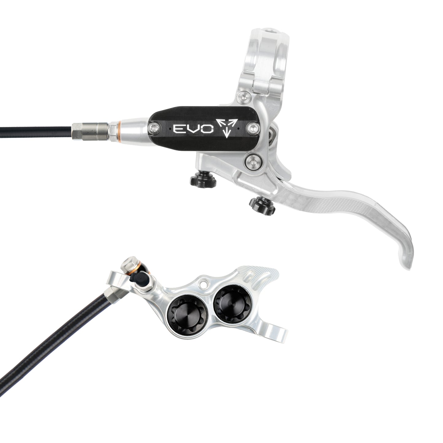 Hope Brake EVO TR4 No Rotor LH- Silver/Black