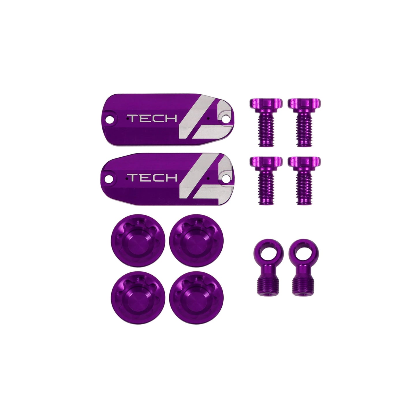Hope Part Brake Tech 4 E4 Custom Kit Pair Purple