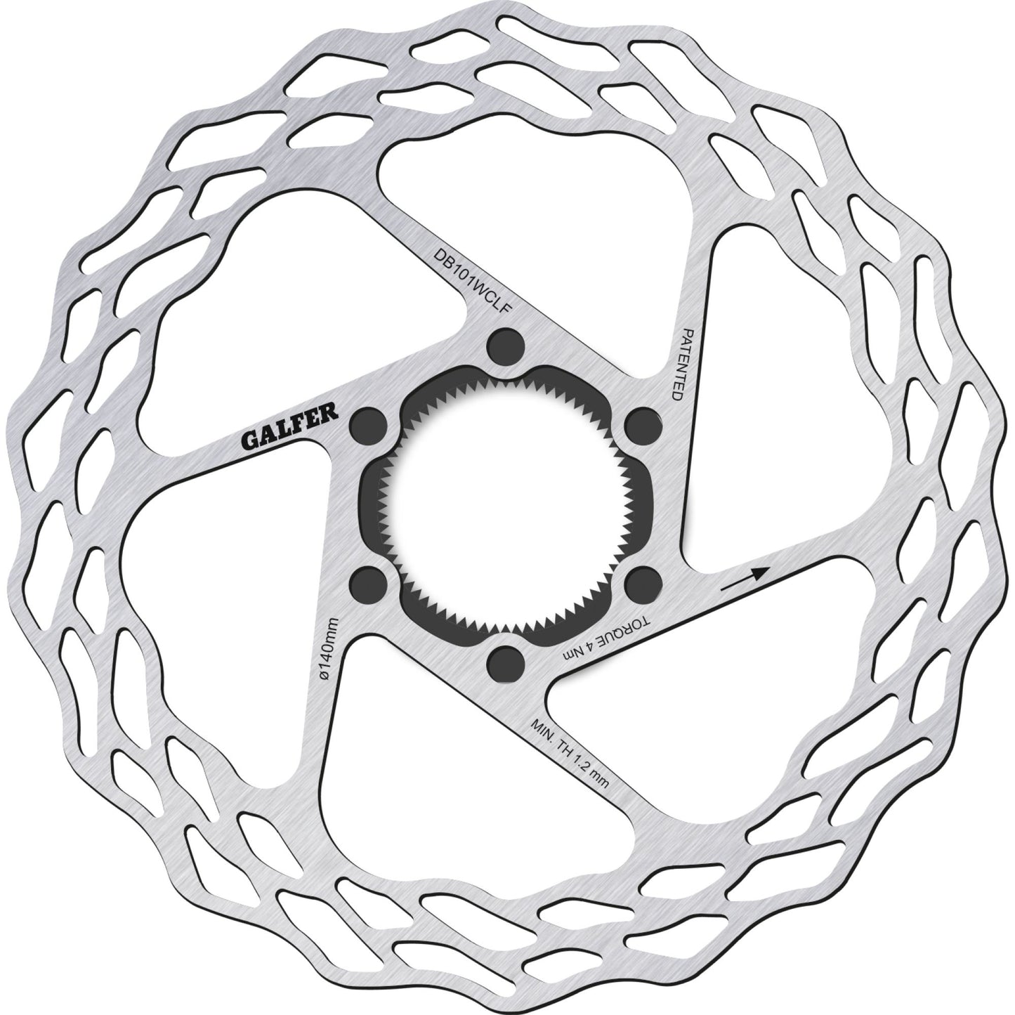 Brake Rotor Road Center-Lock Fulcrum 140x1.8MM