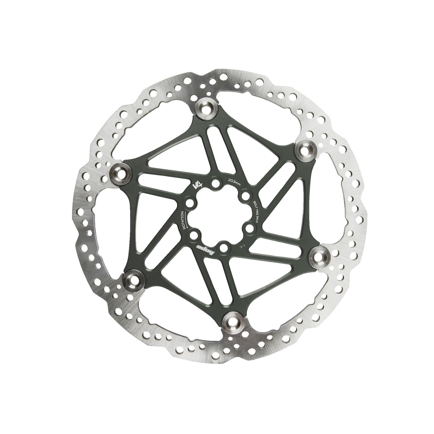 Hope Part Brake Disc V4 Vented 220mm 6 bolt Smoke