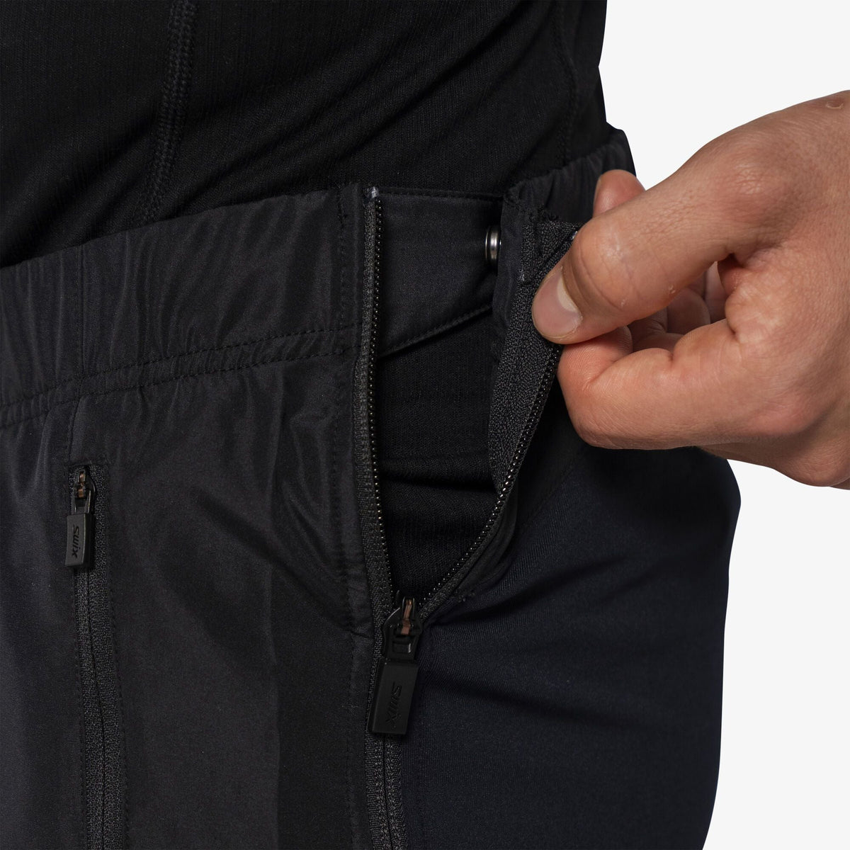 Infinity - Pantalon hybride coupe-vent à glissière complète pour hommes