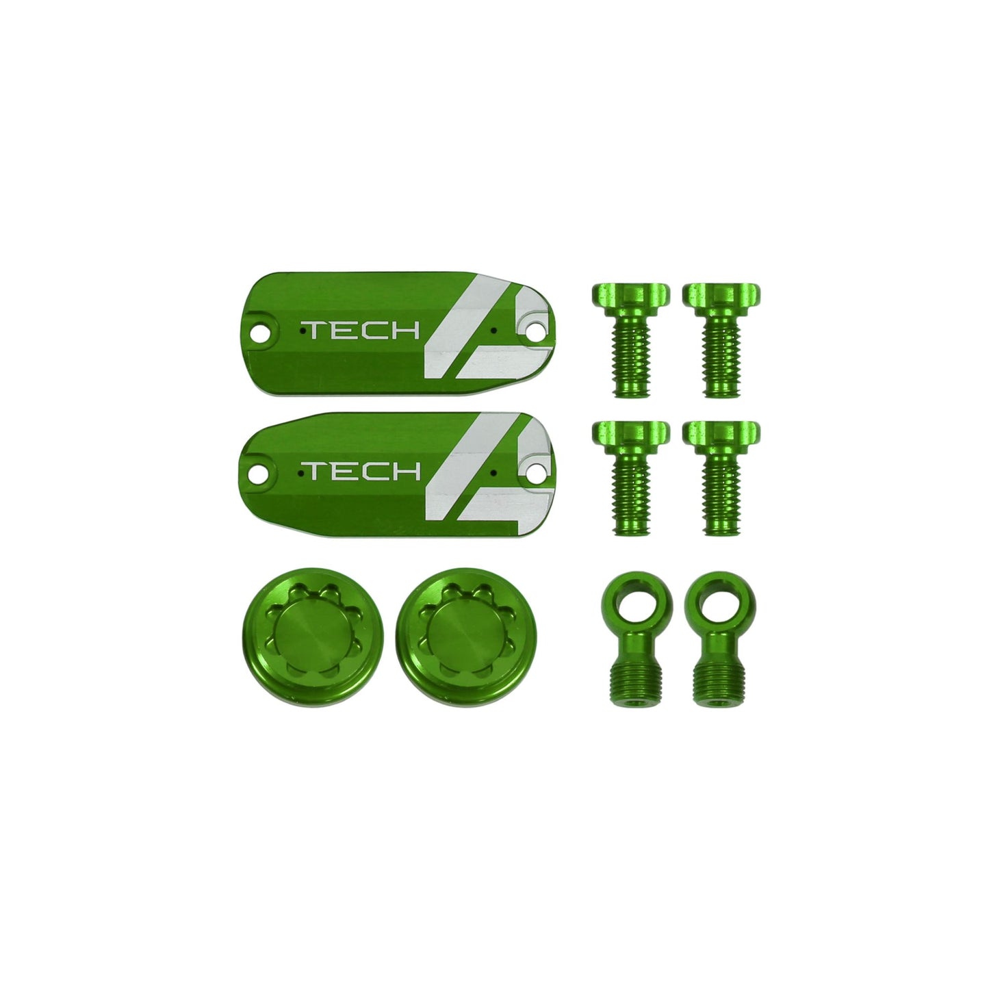 Hope Part Brake Tech 4 X2 Custom Kit Pair Green