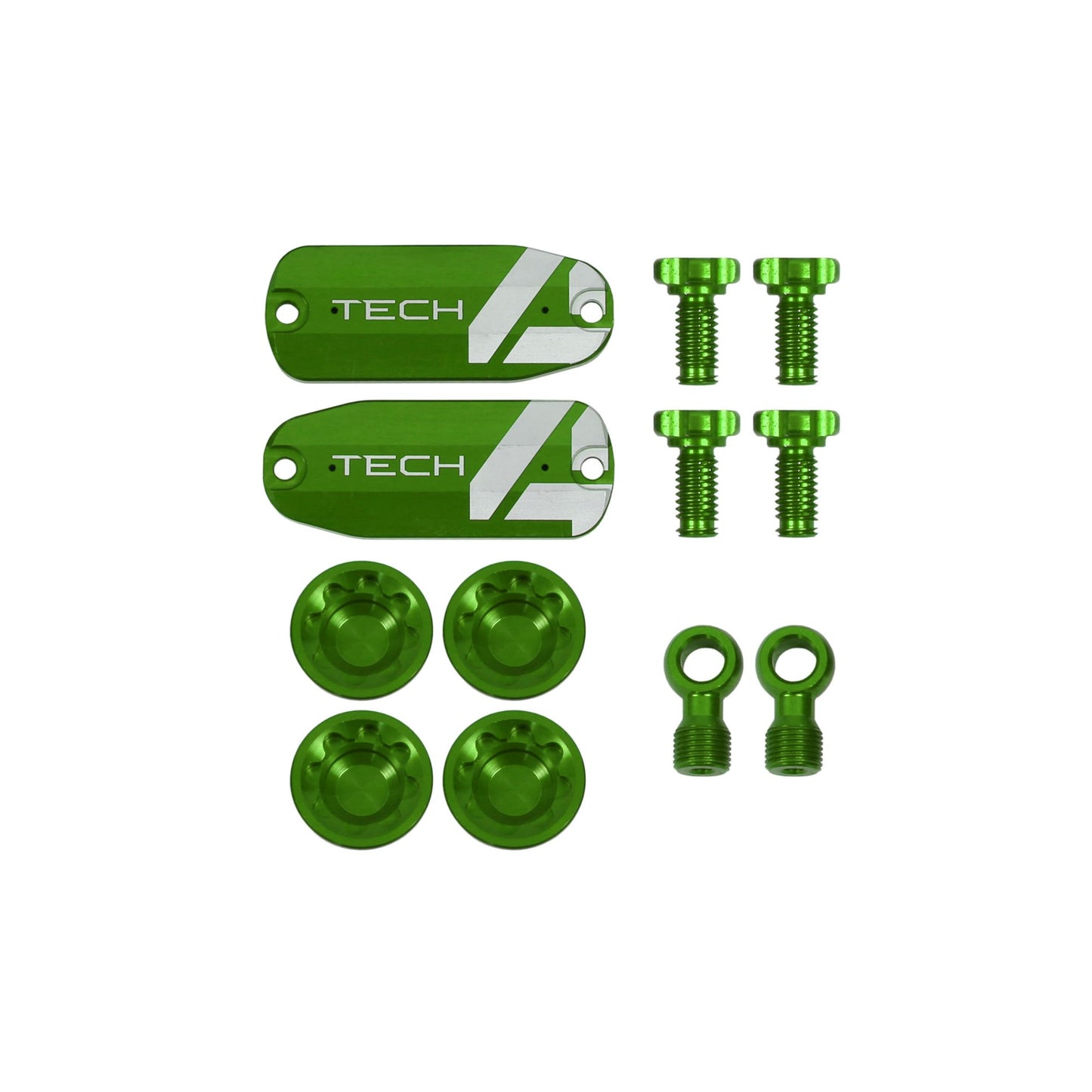 Hope Part Brake Tech 4 E4 Custom Kit Pair Green
