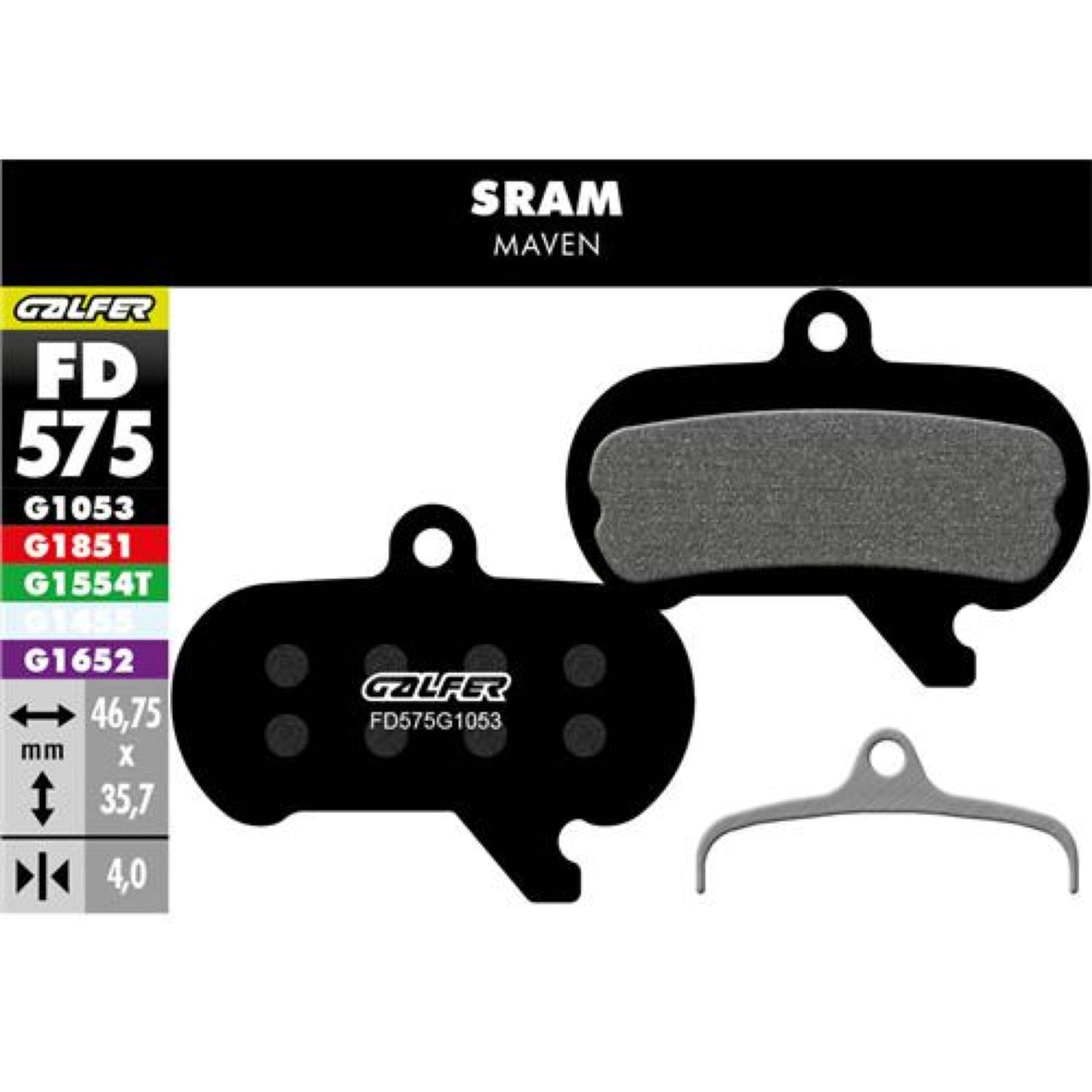 Plaquette de frein SRAM Maven Standard