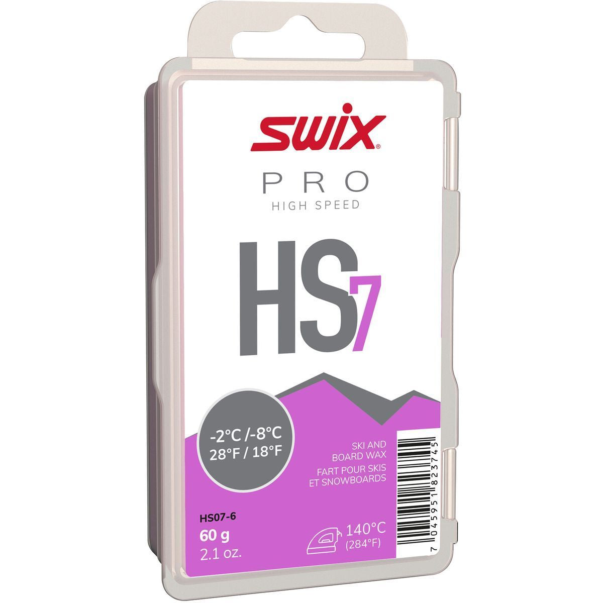 Cire de glisse HS7 mauve, 60g