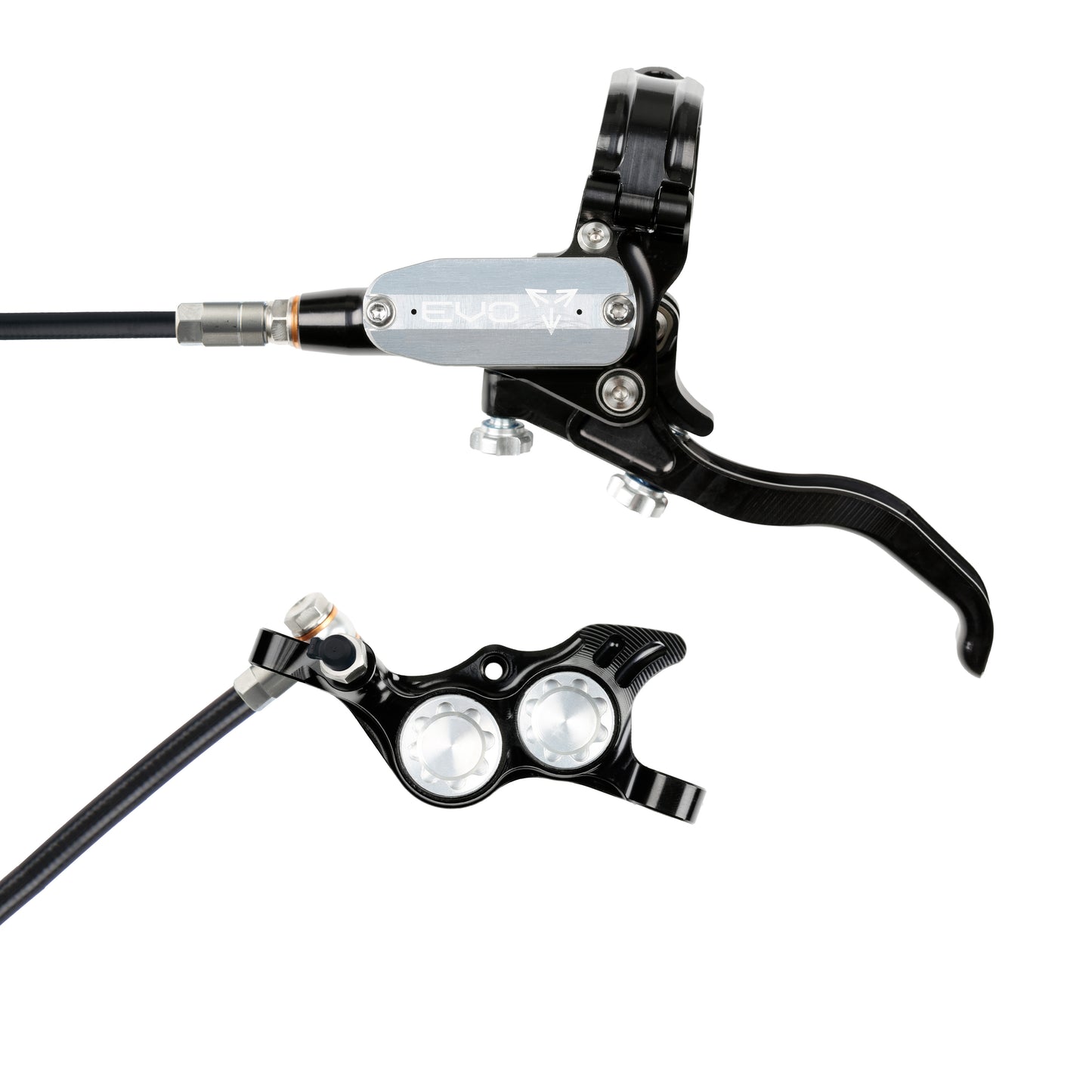 Hope Brake EVO TR4 No Rotor LH- Black/Silver