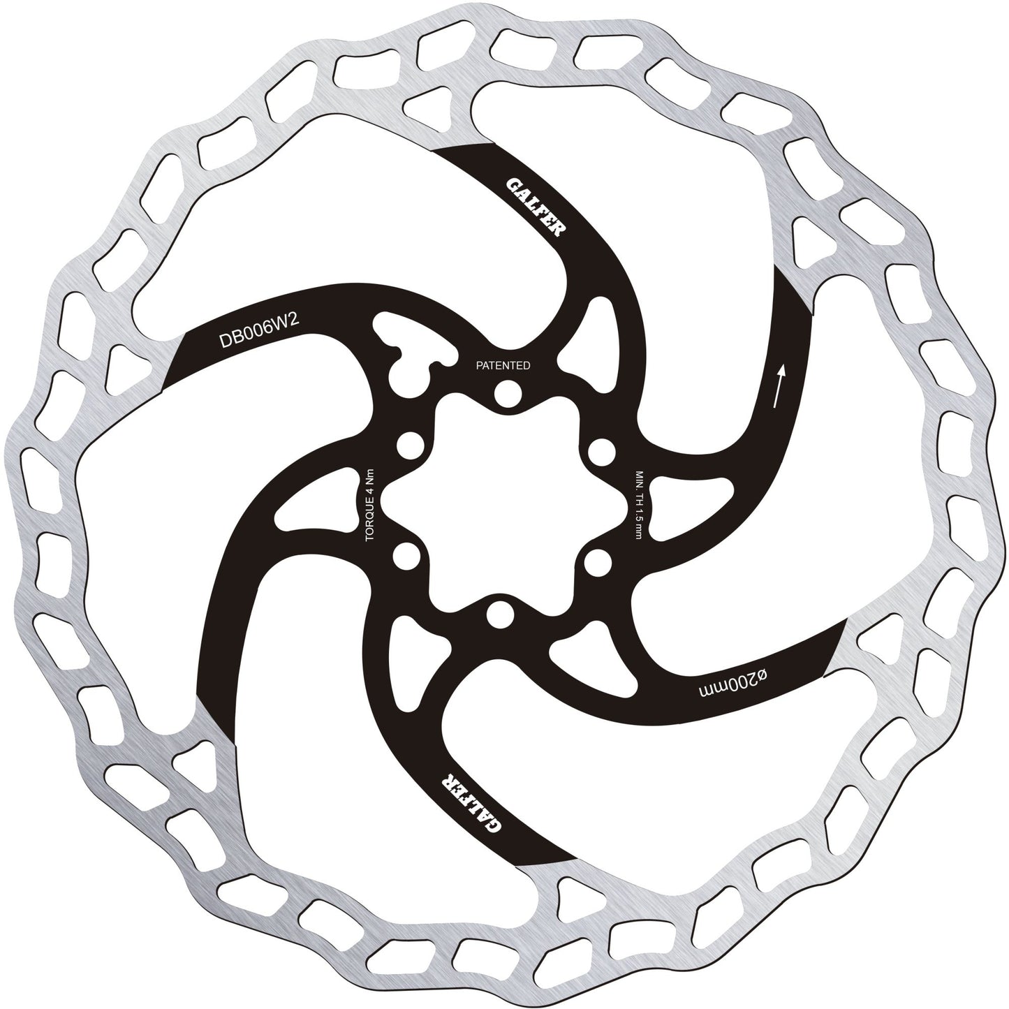 Brake Rotor MTB 200x2MM
