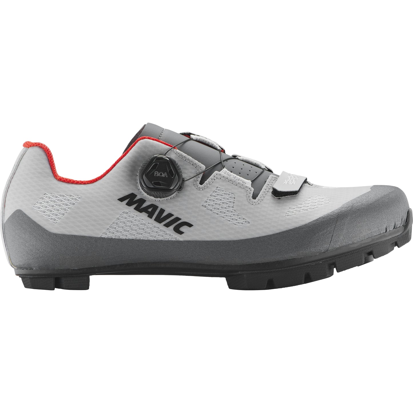 Mavic - souliers de vélo de montagne Crossmax SL II -Brume de la mer-Gris fonte-Orange pimenté