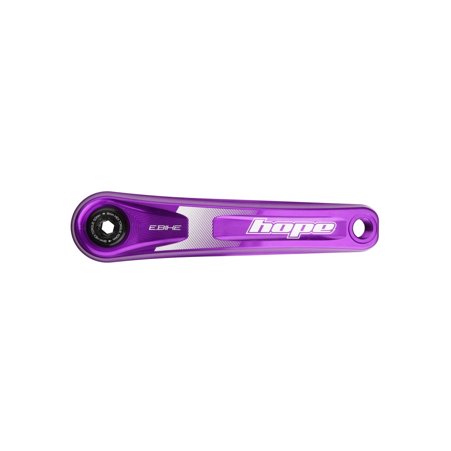 Hope Part Crankarm E Bike Drive Side Standard 165MM Purple