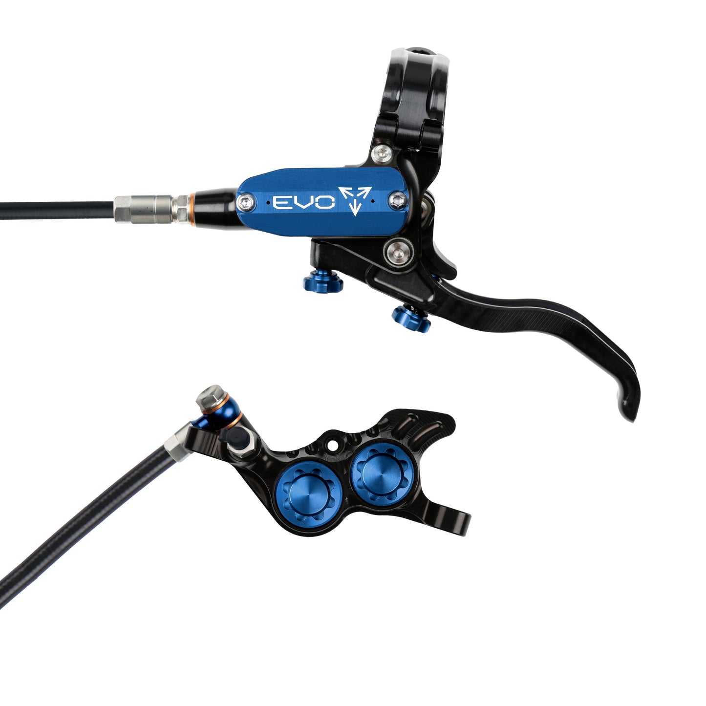 Hope Brake EVO GR4 No Rotor LH- Black/Blue
