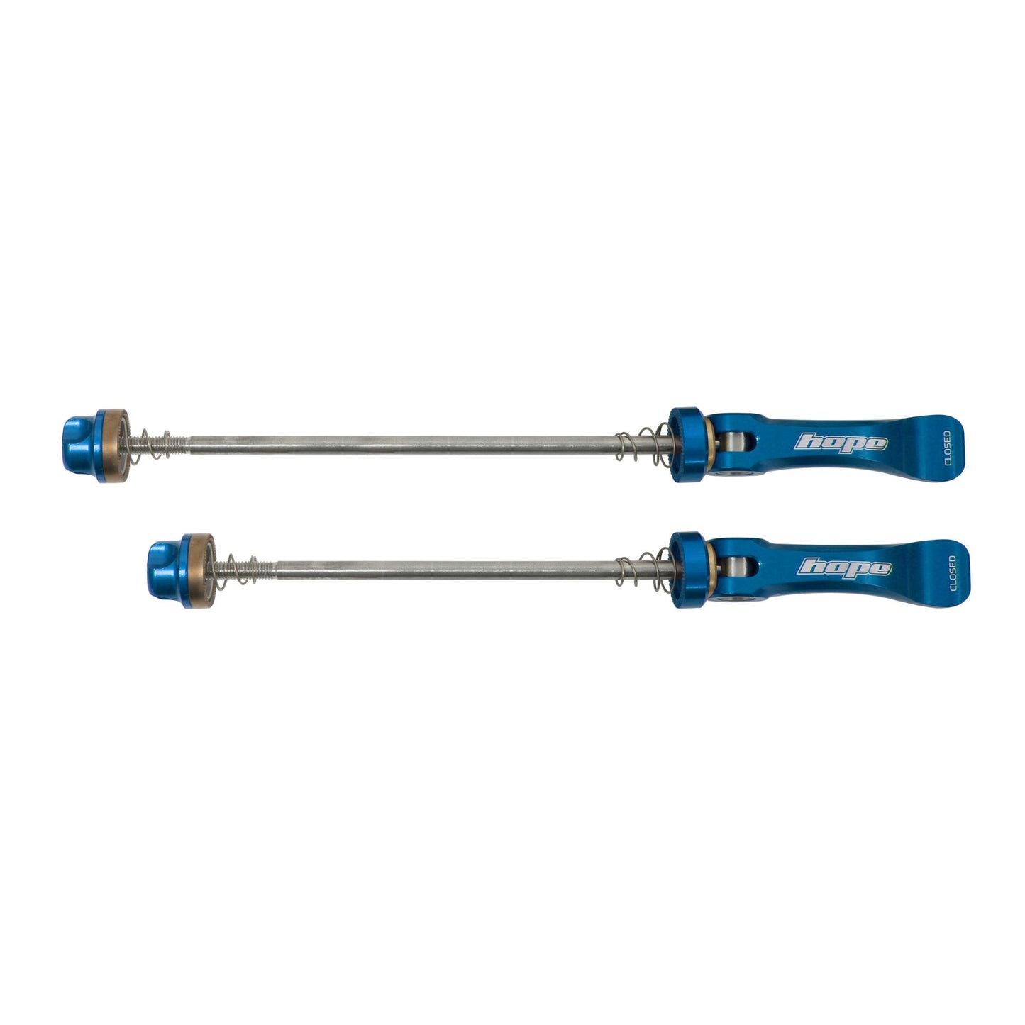 Hope Quick Release Skewer 130mm Road Pair Blue