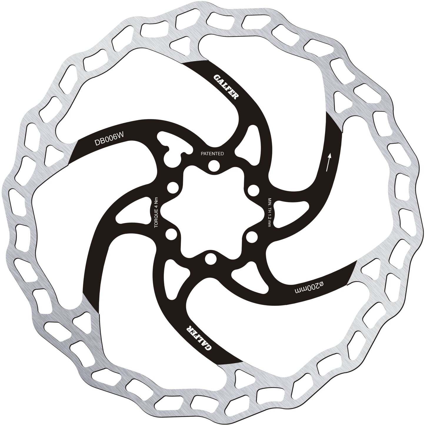 Brake Rotor MTB 200x1.8MM