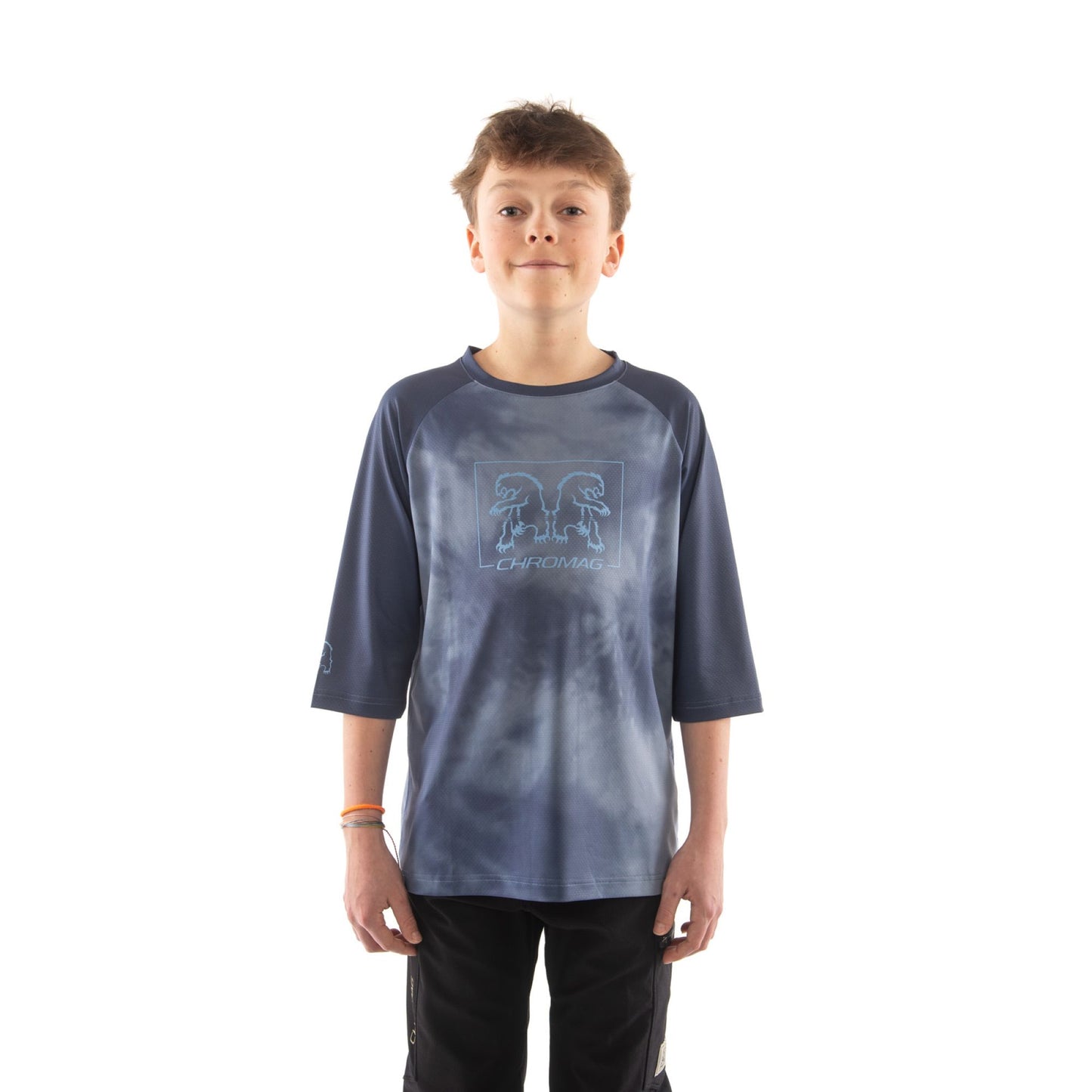 CHROMAG APPAREL MISSION JERSEY KID'S- SPLICE FORESTWASH