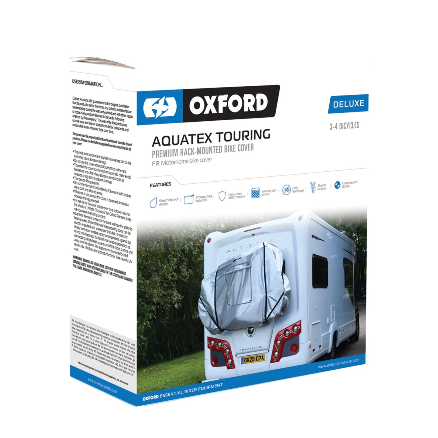 Aquatex Touring Deluxe Bike Cover for 1-2 Bikes