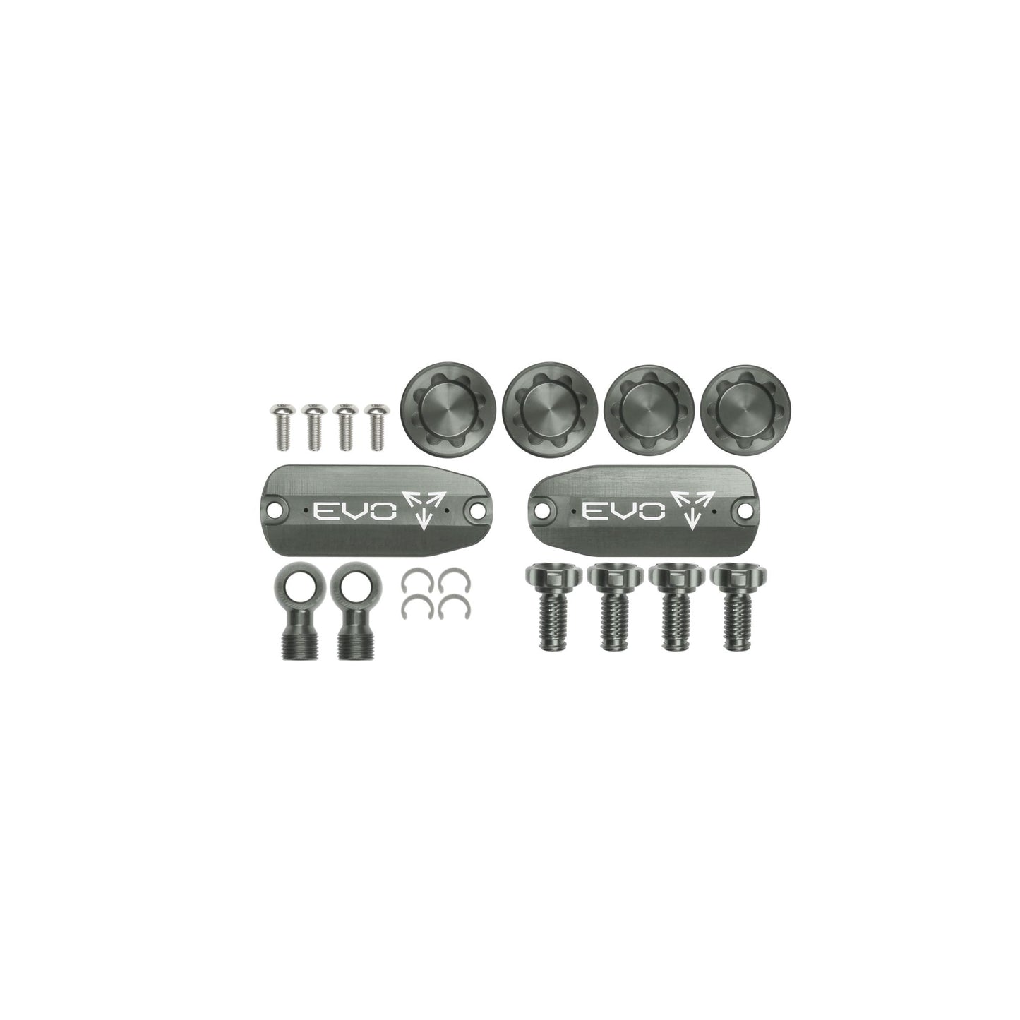 Hope Part Brake Evo GR4 Custom Kit Pair- Smoke