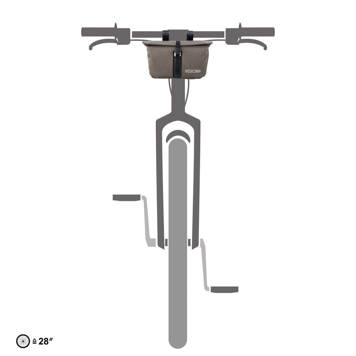ORTLIEB BIKE PACKING HANDLEBAR ACCESSORY-PACK DARK SAND 3.5L