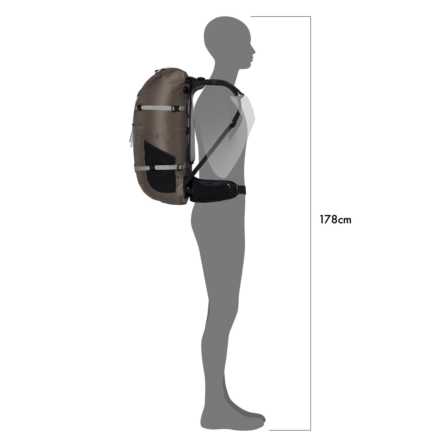 ORTLIEB BACKPACK ATRACK ROOIBOS 25L