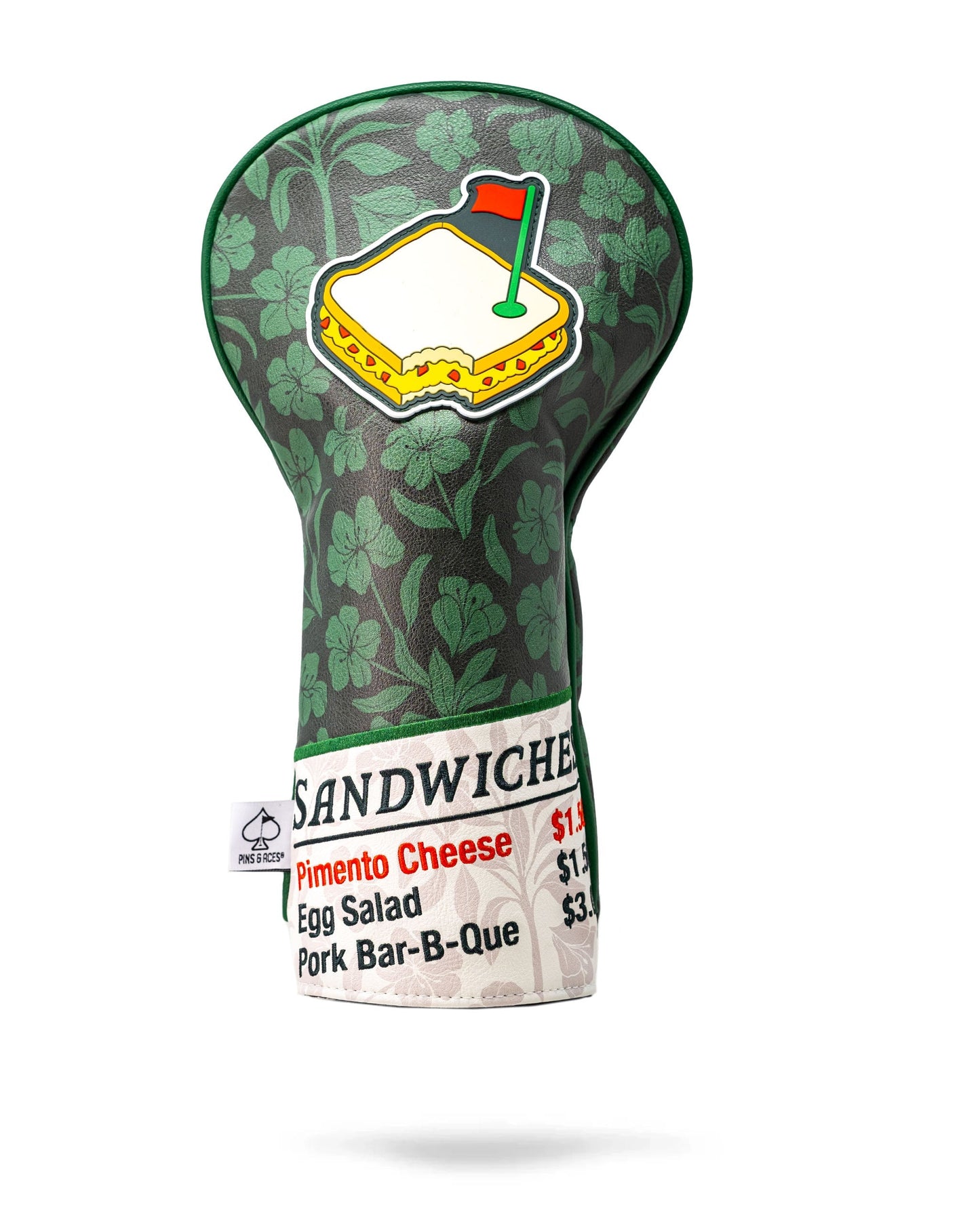 Augusta '25 Driver Cover featuring a vibrant design with iconic Augusta National colors and a soft, durable material for protection.