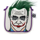 Joker mallet putter cover in XL size, featuring a colorful design with a playful Joker character and secure fastening.