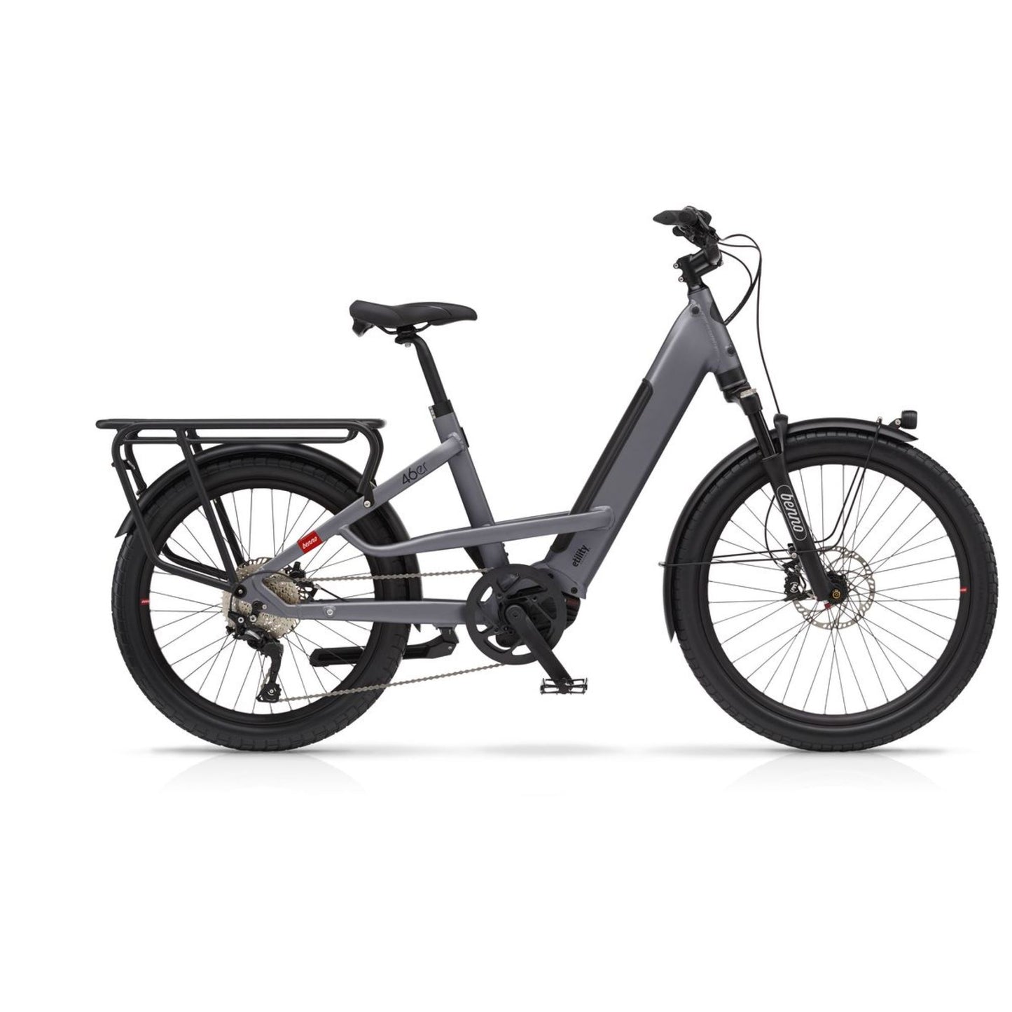 BENNO BIKE 46ER 10D CX 500WH EVO 1 EASY ON ANTHRACITE GRAY