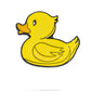 Rubber Ducky Ball Marker featuring a bright yellow design with a playful expression, perfect for marking golf balls.