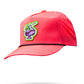 Perforated Rope Hat in Transfusion Highlighter Pink, featuring a stylish design and breathable material.