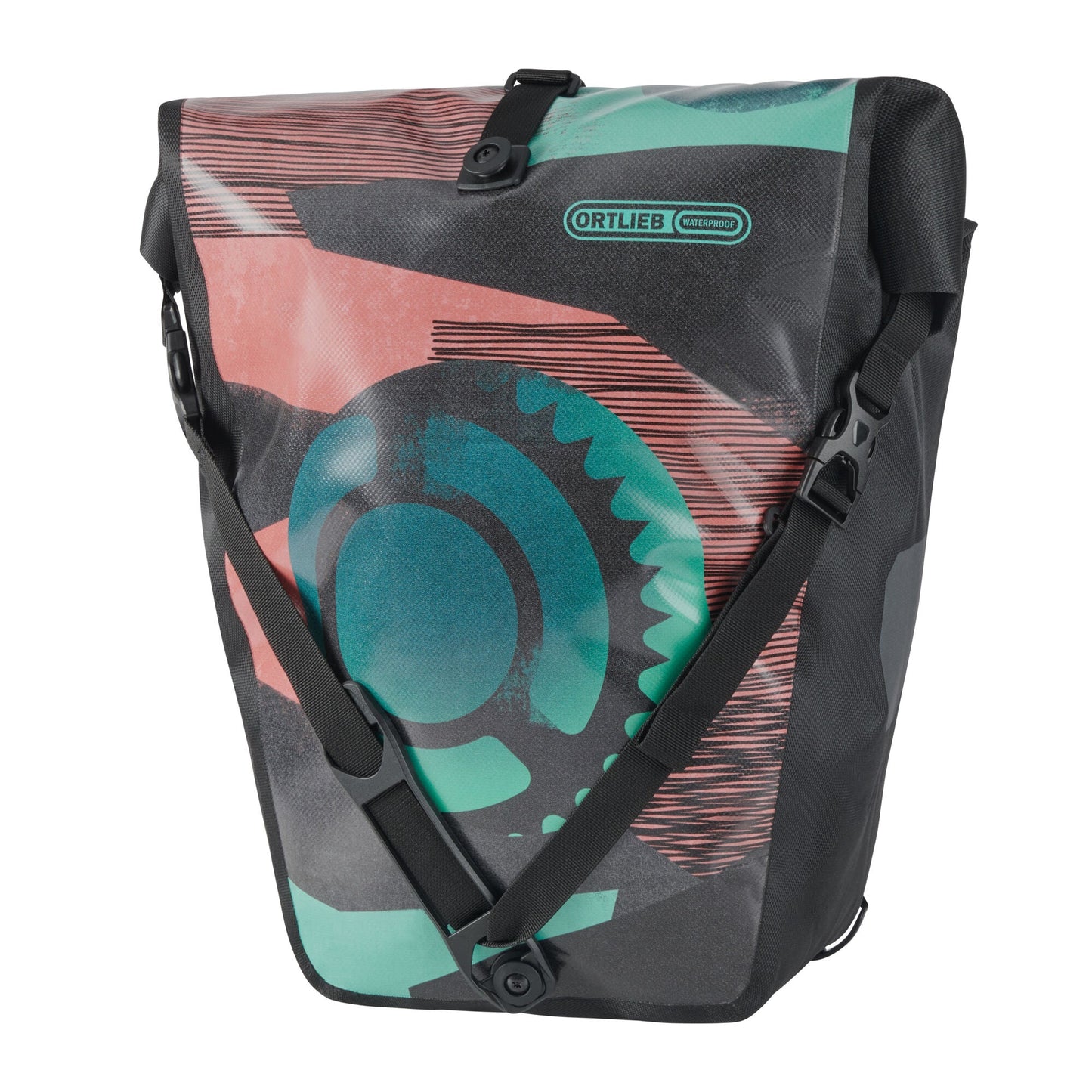 ORTLIEB PANNIER BACK-ROLLER DESIGN JELLYFISH QL2.1 WHITE-BLACK 20L