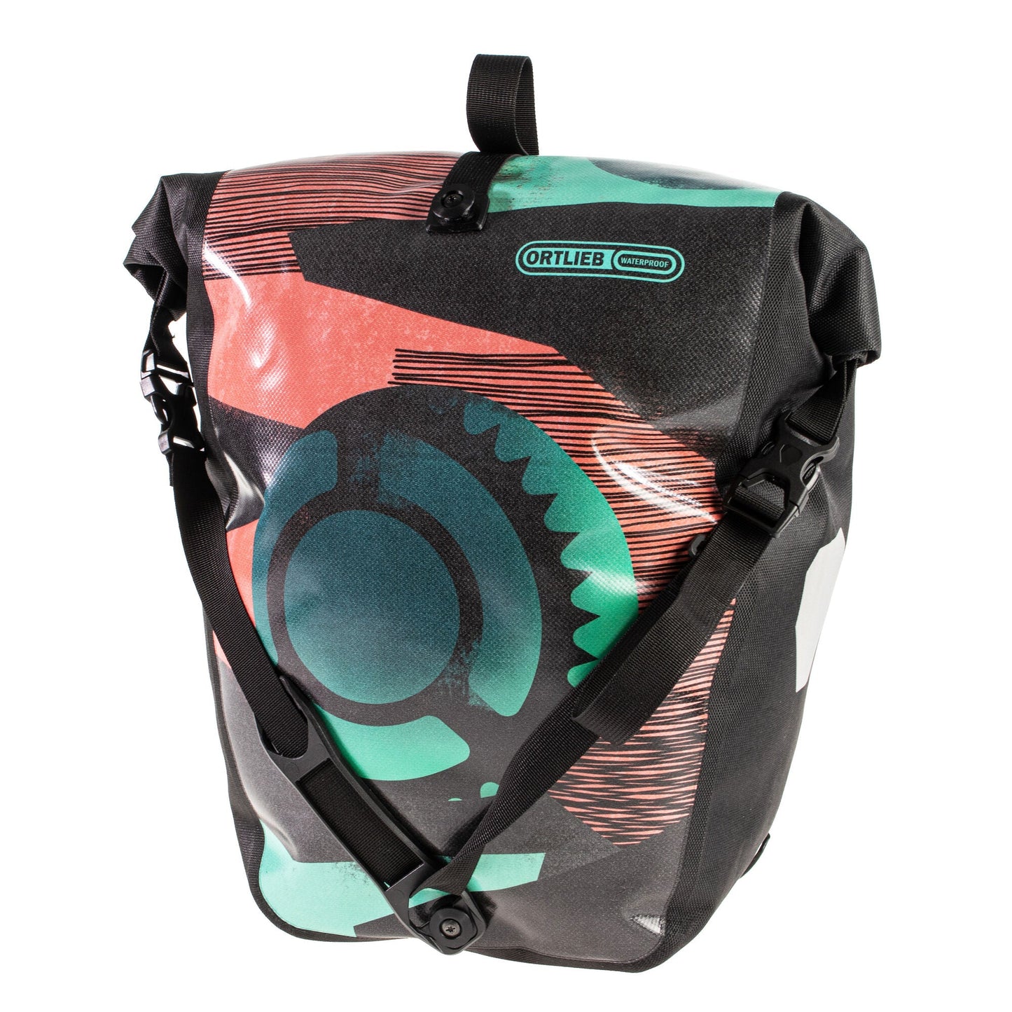 ORTLIEB PANNIER BACK-ROLLER DESIGN JELLYFISH QL2.1 WHITE-BLACK 20L