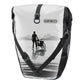 ORTLIEB PANNIER BACK-ROLLER DESIGN JELLYFISH QL2.1 WHITE-BLACK 20L