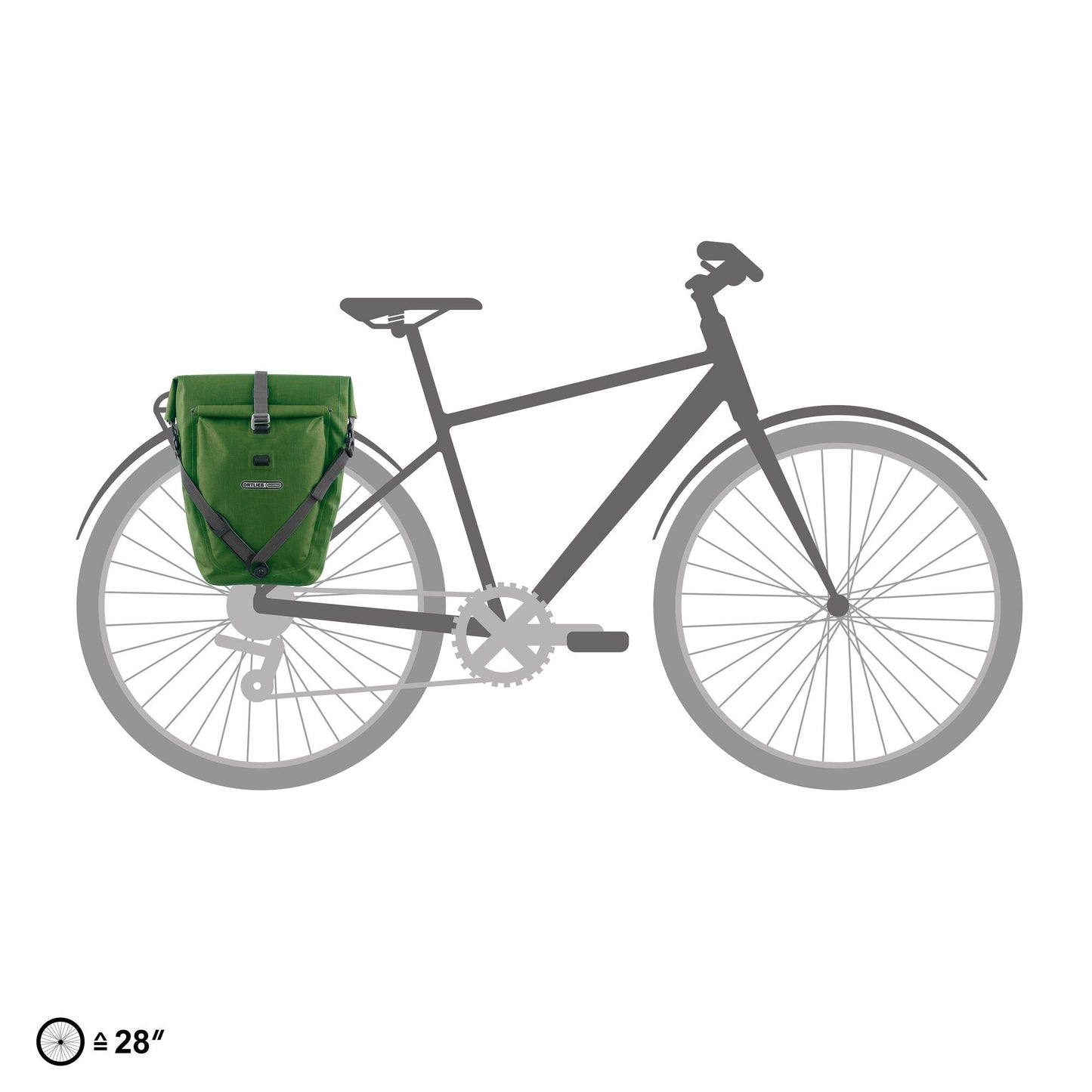 ORTLIEB PANNIER BACK ROLLER PLUS QL2.1 DARK CHILI 20L