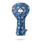 Good Bunny X Fundación Rimas Driver Cover featuring a playful design with vibrant colors.