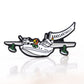 Margaritaville Hemisphere Dancer Ball Marker featuring a colorful, tropical design with palm trees and a dancing figure, ideal for golf enthusiasts.