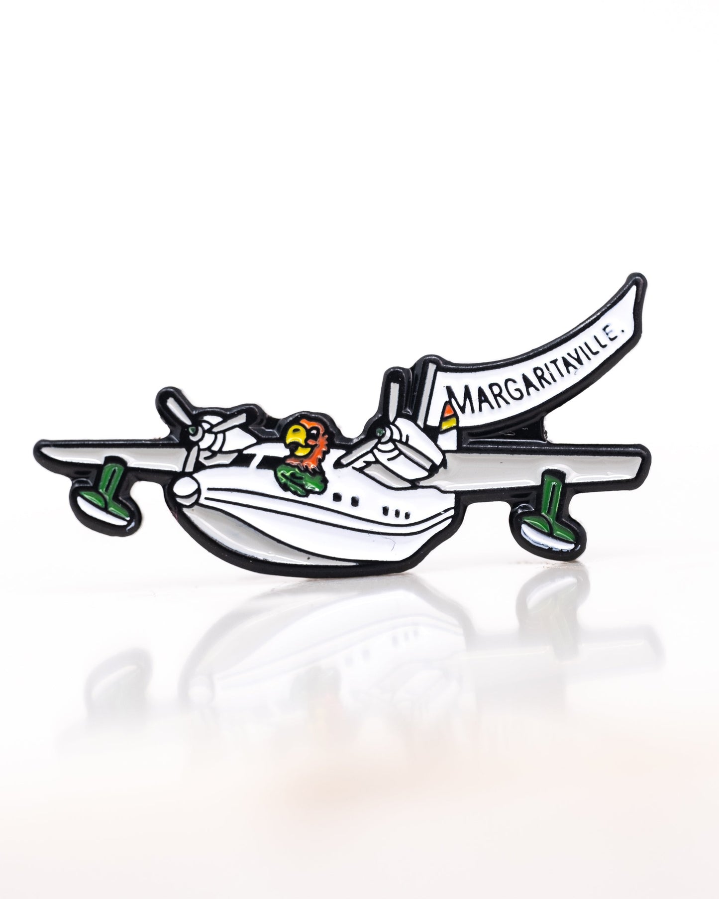 Margaritaville Hemisphere Dancer Ball Marker featuring a colorful, tropical design with palm trees and a dancing figure, ideal for golf enthusiasts.