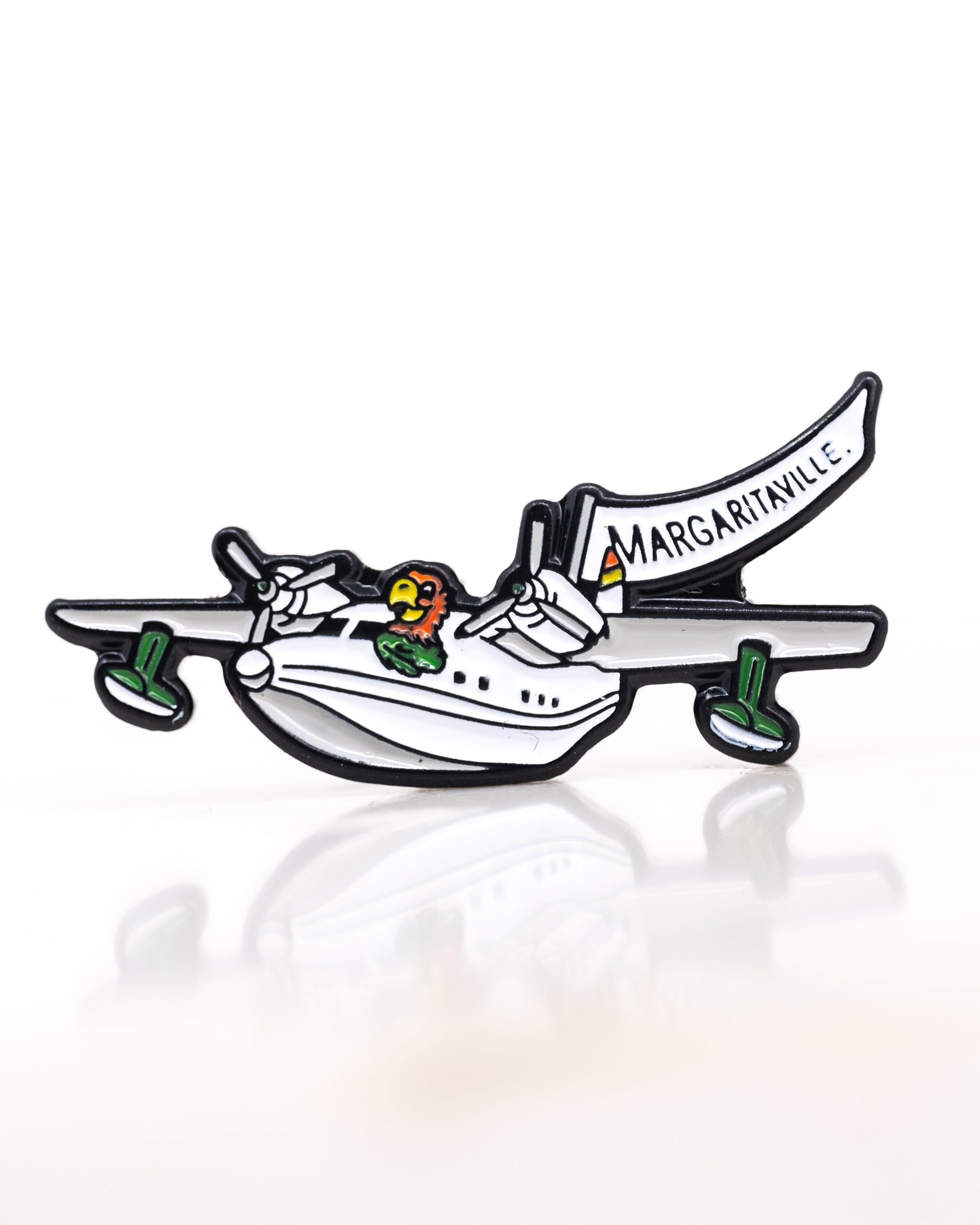 Margaritaville Hemisphere Dancer Ball Marker featuring a colorful, tropical design with palm trees and a dancing figure, ideal for golf enthusiasts.