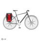ORTLIEB PANNIER TOURING BIKE PACKER CLASSIC QL2.1 RED/BLACK 40L