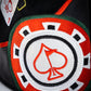 "Blackjack driver cover in black and red with a sleek design, featuring the Blackjack logo."